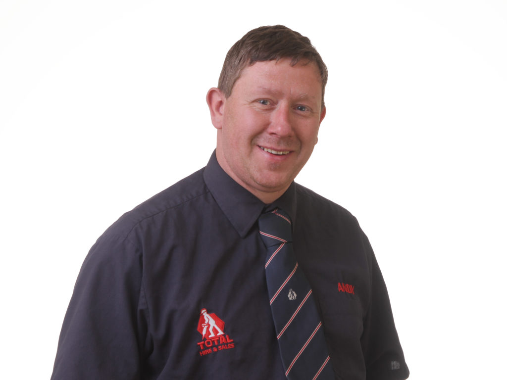 Andy Slater, Depot Manager at Total Hire and Sales