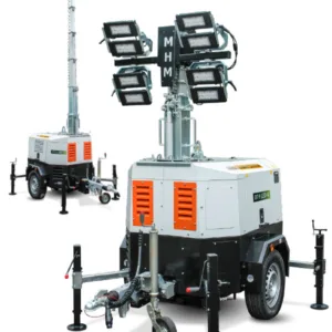 Road Tow 4 Head Diesel Lighting Towers
