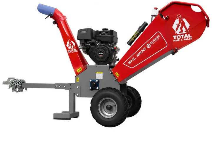 Total Hire and Sales branded chipper
