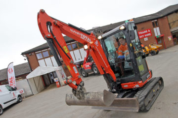 Total Hire mini excavator