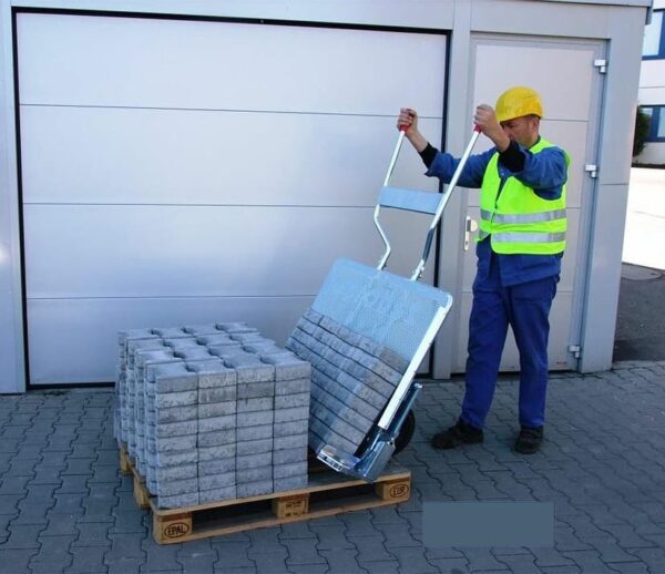 Block paving trolley