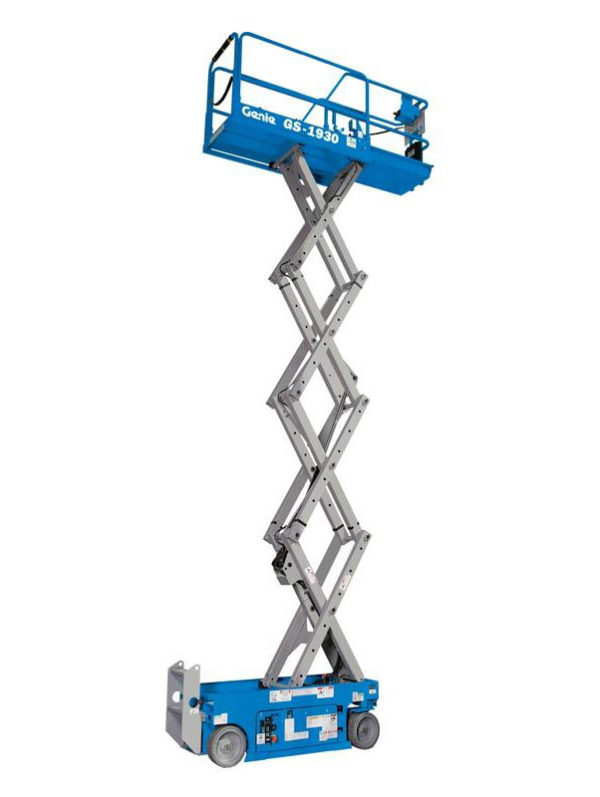 ix metre battery powered scissor lift