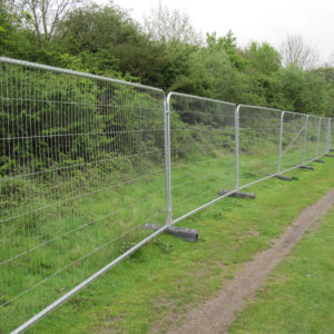Temporary fence panel
