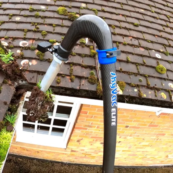 Skyvac gutter cleaner hairpin neck attachment